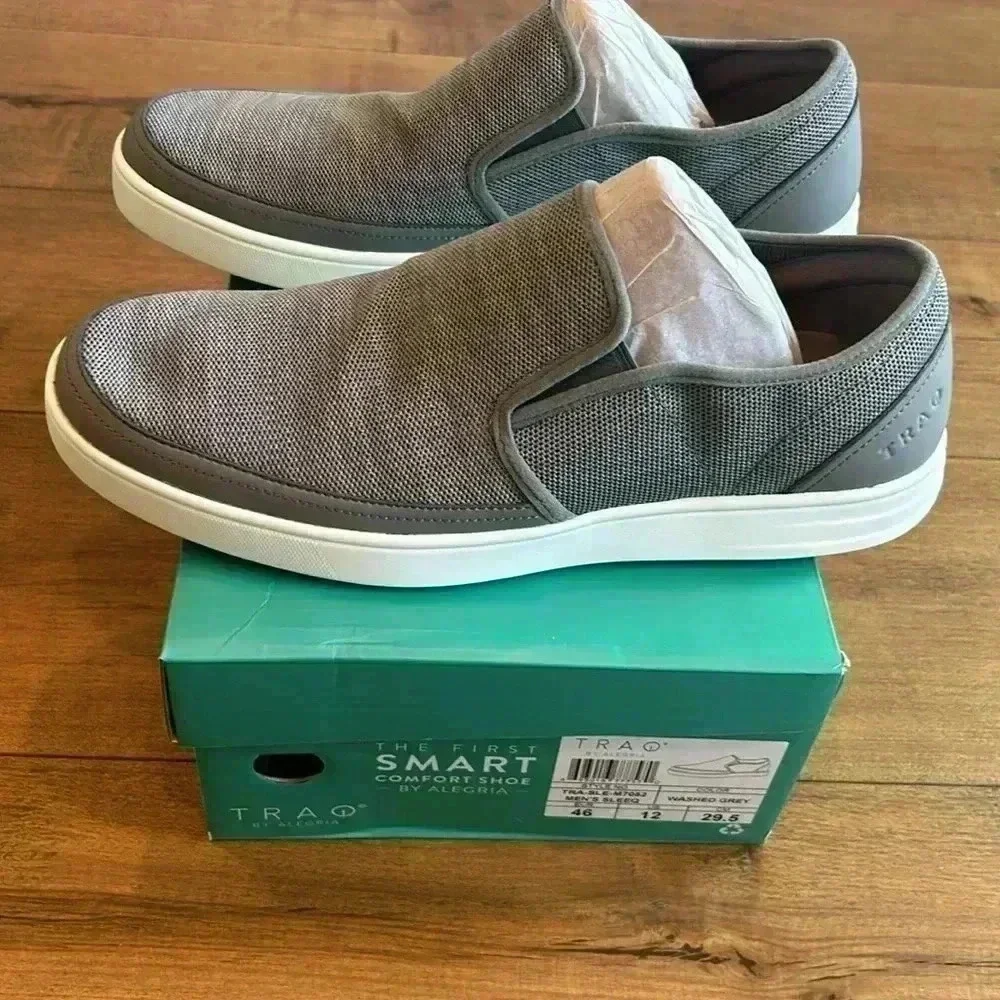 Alegria Traq SLEEQ WASHED GREY MENS 12
